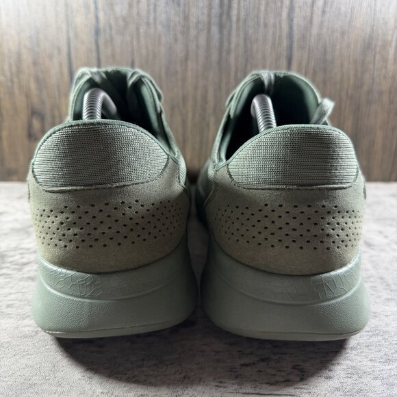 Kizik Lima Sneakers Mens 10 Wide Shoes Green Knit Mesh Comfort *NO INSOLES*